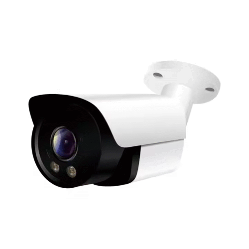 JAZ-6MP Alarm Bullet AI IP Camera, AI, dual light, red and blue light, two way audio.